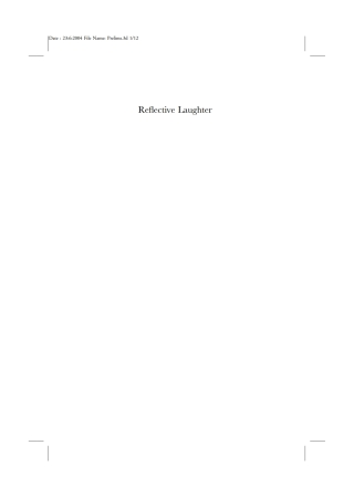 Cover image: Reflective Laughter 1st edition 9781843311195