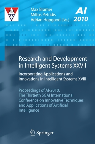Cover image: Research and Development in Intelligent Systems XXVII 9780857291295
