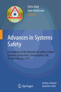 صورة الغلاف: Advances in Systems Safety 9780857291325