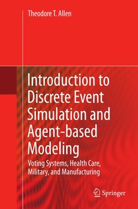 Imagen de portada: Introduction to Discrete Event Simulation and Agent-based Modeling 9780857291387