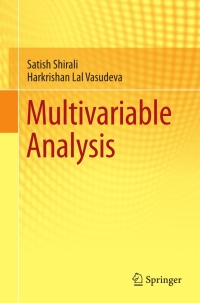 Cover image: Multivariable Analysis 9780857291912