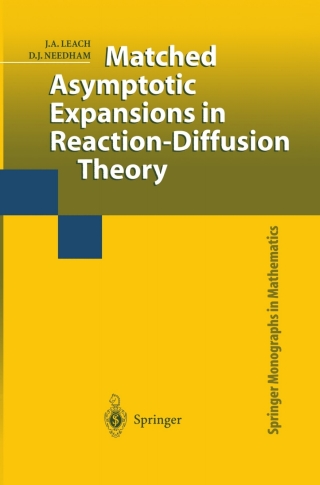 Cover image: Matched Asymptotic Expansions in Reaction-Diffusion Theory 9781852337674