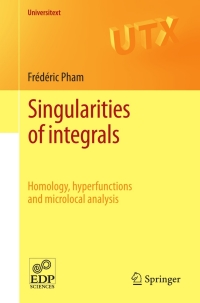 Imagen de portada: Singularities of integrals 9780857296023
