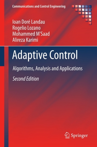 Cover image: Adaptive Control 2nd edition 9780857296634