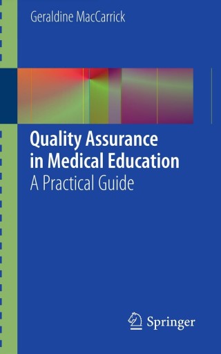 Cover image: Quality Assurance in Medical Education 9780857297129