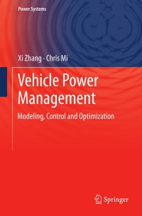 Imagen de portada: Vehicle Power Management 9780857297358