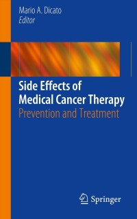 صورة الغلاف: Side Effects of Medical Cancer Therapy 9780857297860