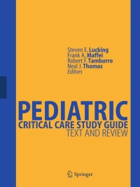 Imagen de portada: Pediatric Critical Care Study Guide 9780857299222