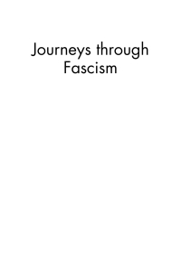 Imagen de portada: Journeys Through Fascism 1st edition 9781571815408