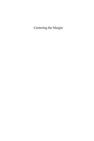 Imagen de portada: Centering the Margin 1st edition 9781845450199