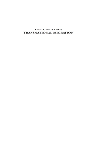 Cover image: Documenting Transnational Migration 1st edition 9781845450373