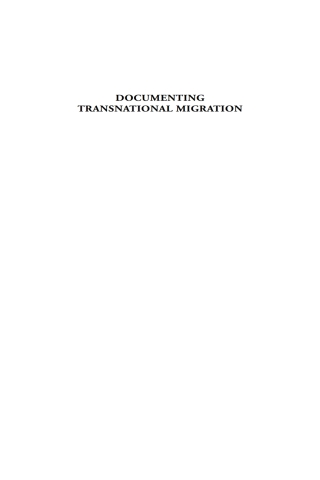 Titelbild: Documenting Transnational Migration 1st edition 9781845456498