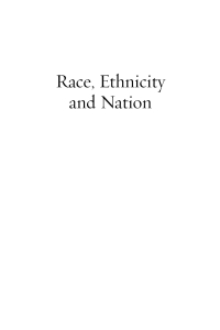 صورة الغلاف: Race, Ethnicity, and Nation 1st edition 9781845453558