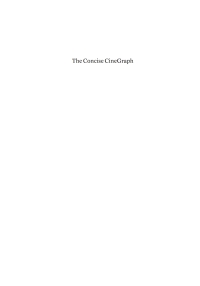 表紙画像: The Concise Cinegraph 1st edition 9781571816559
