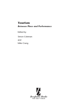Imagen de portada: Tourism 1st edition 9781571817464