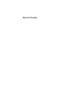 Cover image: Blood and Kinship 1st edition 9780857457493