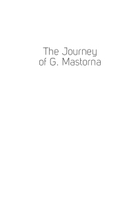Cover image: The Journey of G. Mastorna 1st edition 9780857459701