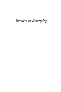 Cover image: Borders of Belonging 1st edition 9780857459763