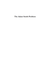 Omslagafbeelding: The Adam Smith Problem 1st edition 9781845114008