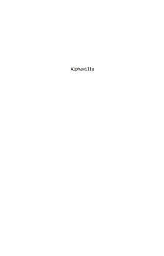 Imagen de portada: Alphaville 1st edition 9781850439868