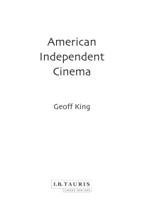 صورة الغلاف: American Independent Cinema 1st edition 9781850439370