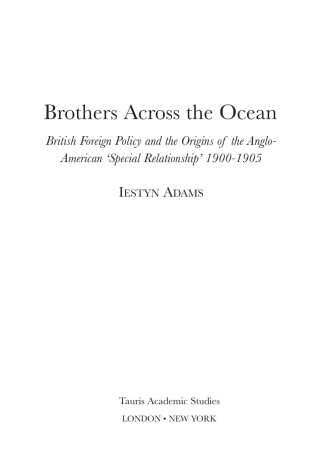 Cover image: Brothers Across the Ocean 1st edition 9781848859630