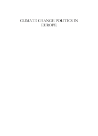 Cover image: Climate Change Politics in Europe 1st edition 9781845114091