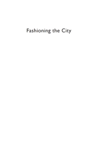 Cover image: Fashioning the City 1st edition 9781845118976
