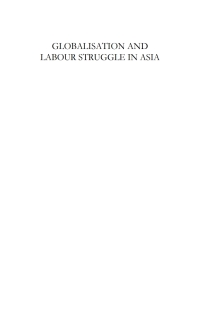 Cover image: Globalisation and Labour Struggle in Asia 1st edition 9781780760339