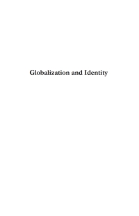 Cover image: Globalization and Identity 1st edition 9781850438489