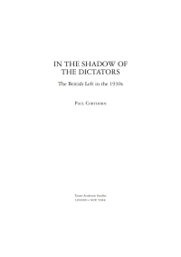 Cover image: In the Shadow of the Dictators 1st edition 9781780760421