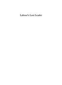 Imagen de portada: Labour's Lost Leader 1st edition 9781780760469
