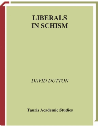 Cover image: Liberals in Schism 1st edition 9781780760476