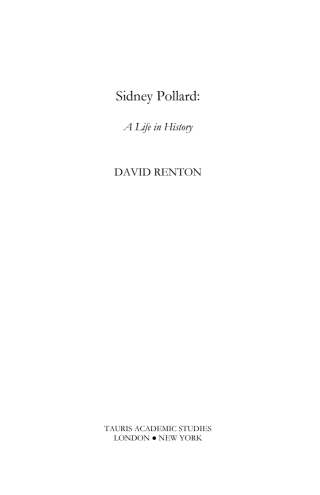 Titelbild: Sidney Pollard 1st edition 9781350177246