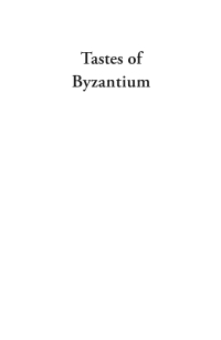 Cover image: Tastes of Byzantium 1st edition 9781838600365