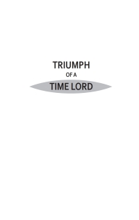 Immagine di copertina: Triumph of a Time Lord 1st edition 9781848850323