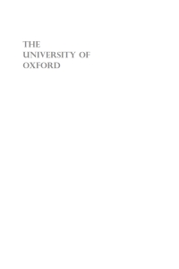 Imagen de portada: The University of Oxford 1st edition 9781350225824
