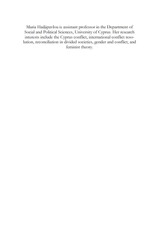 Imagen de portada: Women and Change in Cyprus 1st edition 9781845119348