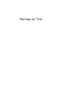 Cover image: Marriage on Trial 1st edition 9781860646089