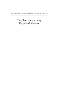 Cover image: The Church in the Long Eighteenth Century 1st edition 9781845114404