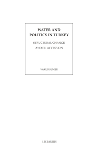 Cover image: Water and Politics in Turkey 1st edition 9781784532420