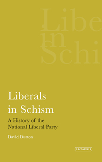 Omslagafbeelding: Liberals in Schism 1st edition 9781780760476