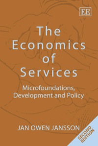Cover image: The Economics of Services 9780857932174