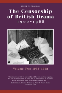 Titelbild: The Censorship of British Drama 1900-1968 Volume 2 1st edition 9780859896979