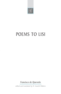 Omslagafbeelding: Poems To Lisi 1st edition 9780859897655