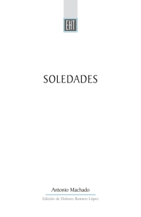 Cover image: Soledades 1st edition 9780859897648