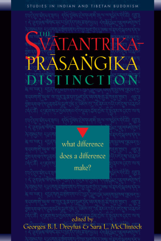 Cover image: Svatantrika-Prasangika Distinction 9780861713240