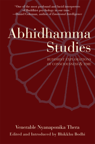 Cover image: Abhidhamma Studies 9780861711352