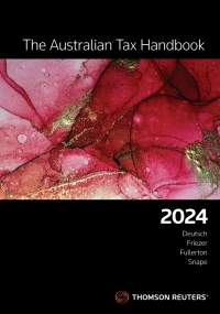 Cover image: The Australian Tax Handbook 2024 1st edition 9780864600868