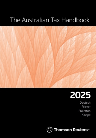 Cover image: The Australian Tax Handbook 2025 1st edition 9780864601162